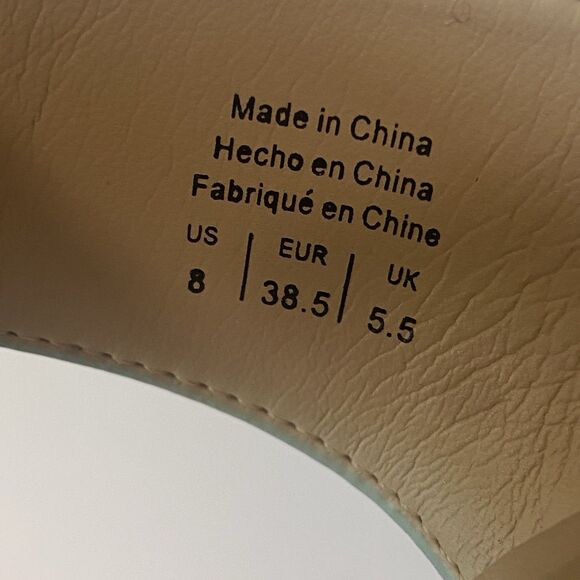 Draper James RSVP Charlotte Wedge Sandals Blue Size 8 - Picture 9 of 12